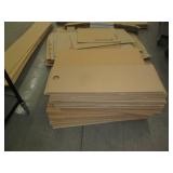 Stack of misc unassembled cardboard...