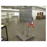 Large metal diamond plate structure...