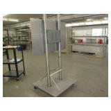 Large metal diamond plate structure...