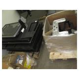 Pallet lot of broken flat screen TV...