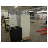 Pallet lot of misc metal file cabin...