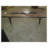 Adjustable 4ft office style table a...