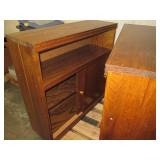 Metal 5-tier office shelf plus a pa...