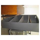 Metal 5-tier office shelf plus a pa...