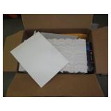 Pallet of envelopes, promotional items and a shipping paper dispenser