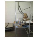 Shelf with office supplies included!