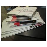 Warehouse shelf with shipping supplies