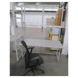 Commercial desk or shelf with a chair