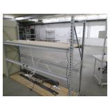 Tear Drop shelving unit with electronic cords