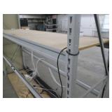 Tear Drop shelving unit with electronic cords