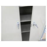 Metal cabinet with 2 doors