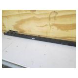 Buttonhole adjustable industrial shelf