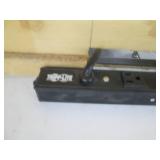 Buttonhole adjustable industrial shelf