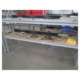 Shelf with built in electrical wiring