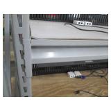 Shelf with built in electrical wiring