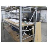 One section of pallet racking