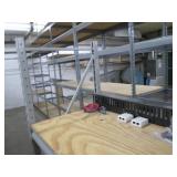 One section of pallet racking