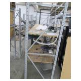 One section of pallet racking