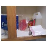 Contents of cupboard, cleaning supplies
