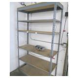 one section of buttonhole shelving