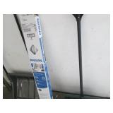 Shovels, light bulbs and a moving platform