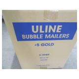 Box of U-Line bubble mailers