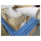 Pallet of tags and shipping supplies
