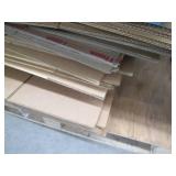 One pallet of new shipping boxes and one pallet of used boxes, still great for shipping