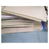 One pallet of new shipping boxes and one pallet of used boxes, still great for shipping