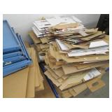 One pallet of new shipping boxes and one pallet of used boxes, still great for shipping