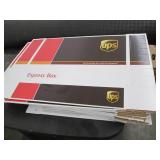 One pallet of new shipping boxes and one pallet of used boxes, still great for shipping