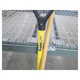 Shovels and a commercial rug in good condition