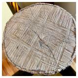 Russell O. Strom Hand-Carved Wooden Sculpture of Woman in Log Russell O. Strom Hand-Carved Wooden Sculpture of Woman in Log