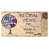 Vintage Art Deco Global Views Copper and Brass Wine Chiller with Four Compartments Vintage Art Deco Global Views Copper and Brass Wine Chiller with Four Compartments