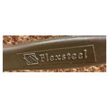 Flexsteel Brown Recliner with Patterned Upholstery. One of Two Matching Pieces, Lots 4 and 5 Flexsteel Brown Recliner with Patterned Upholstery. One of Two Matching Pieces, Lots 4 and 5