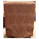 Flexsteel Brown Recliner with Patterned Upholstery. One of Two Matching Pieces, Lots 4 and 5 Flexsteel Brown Recliner with Patterned Upholstery. One of Two Matching Pieces, Lots 4 and 5