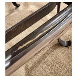 Set of 4 Metal Bar Stools with Padded Seats Set of 4 Metal Bar Stools with Padded Seats