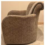 Sherrill Swivel Club Chair with Stain-Resistant Upholstery Sherrill Swivel Club Chair with Stain-Resistant Upholstery