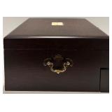 Reed & Barton Gold-Plated Silverware Set in Wooden Chest Reed & Barton Gold-Plated Silverware Set in Wooden Chest