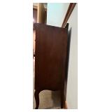 Antique Oak Wood Sheet Music Cabinet with Intricate Carving Antique Oak Wood Sheet Music Cabinet with Intricate Carving