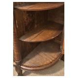 Antique Oak Sideboard with Mirror and Claw Feet Antique Oak Sideboard with Mirror and Claw Feet