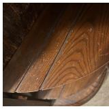 Antique Oak Sideboard with Mirror and Claw Feet Antique Oak Sideboard with Mirror and Claw Feet