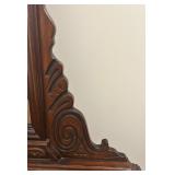 Antique Wooden Vanity Desk with Mirror and Stool - Lots 11, 13, and 15 are matching Antique Wooden Vanity Desk with Mirror and Stool - Lots 11, 13, and 15 are matching