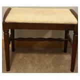 Antique Wooden Vanity Desk with Mirror and Stool - Lots 11, 13, and 15 are matching Antique Wooden Vanity Desk with Mirror and Stool - Lots 11, 13, and 15 are matching