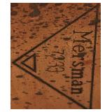 Vintage Mersman Mahogany Side Table with Floral Carving Vintage Mersman Mahogany Side Table with Floral Carving