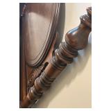 Vintage Wooden Bed Frame with Meridan Mattress and Box Spring - Lots 11, 13, and 15 are matching Vintage Wooden Bed Frame with Meridan Mattress and Box Spring - Lots 11, 13, and 15 are matching