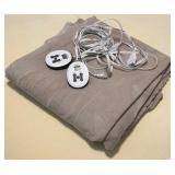 Sunbeam Soft Electric Heated Blanket with Dual Controllers and Full size memory foam pad Sunbeam Soft Electric Heated Blanket with Dual Controllers and Full size memory foam pad