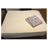 Sunbeam Soft Electric Heated Blanket with Dual Controllers and Full size memory foam pad Sunbeam Soft Electric Heated Blanket with Dual Controllers and Full size memory foam pad