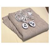 Sunbeam Soft Electric Heated Blanket with Dual Controllers and Full size memory foam pad Sunbeam Soft Electric Heated Blanket with Dual Controllers and Full size memory foam pad