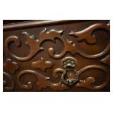 Vintage Wooden Dresser with Intricate Carving - Lots 11, 13, and 15 are matching Vintage Wooden Dresser with Intricate Carving - Lots 11, 13, and 15 are matching